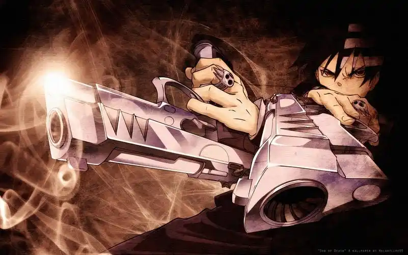 eater,death the kid,anime,gun,壁纸,高清壁纸动漫,动漫本子,噬魂者