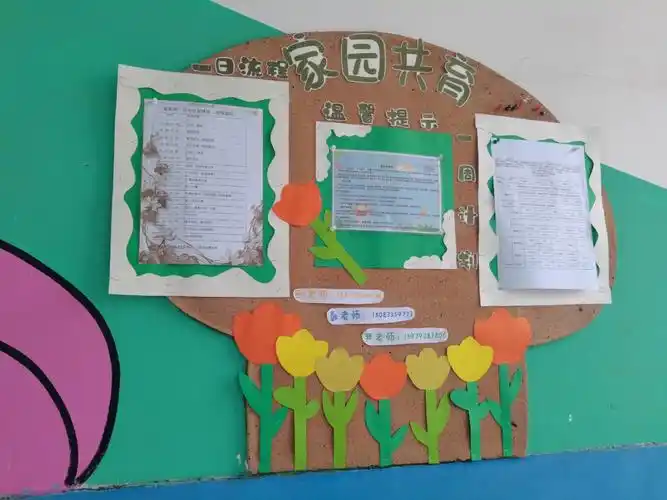 幼儿园家园联系栏布置图