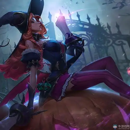 wallpaperenginelol万圣节厄运小姐壁纸