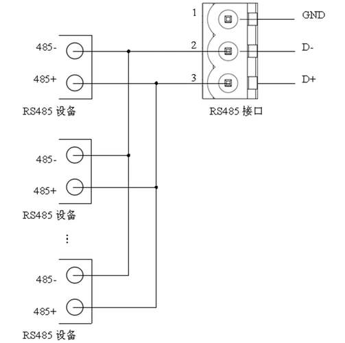 串口rs485接线