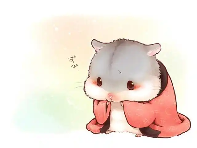 超可爱的仓鼠系列插画,抵挡不住可爱的来袭