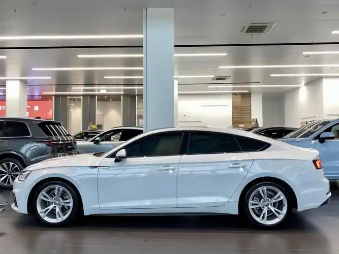 奥迪 奥迪a5  2019款 sportback 40 tfsi 时尚型 白色 自动档对价格不