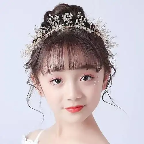 儿童花环头饰女童发夹小女孩发箍公主森女系韩国花头花演出发带 me-23