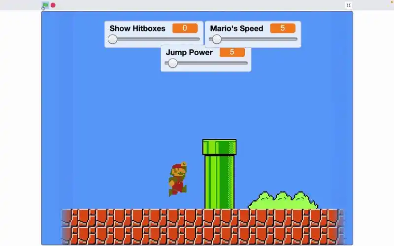 scratch编写超级玛丽程序