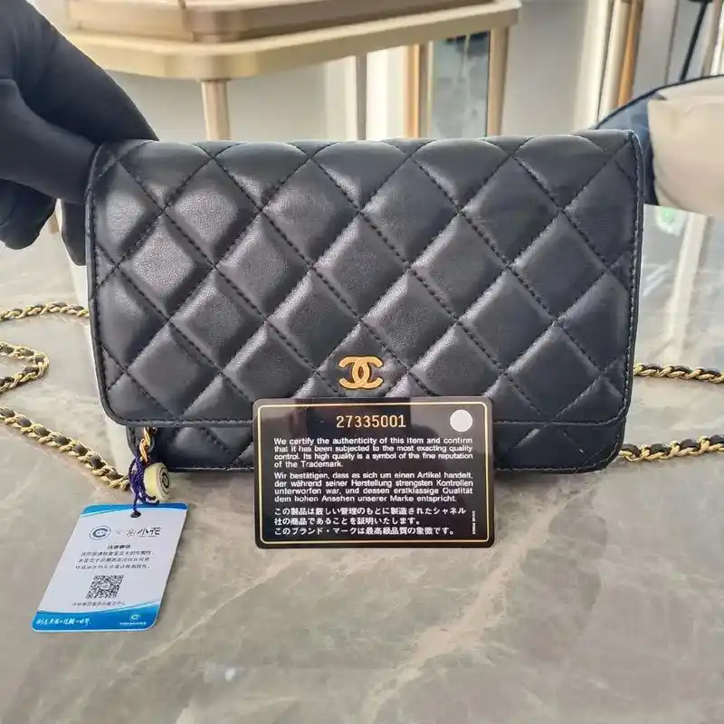 香奈儿/chanel  woc黑金菱格纹.香奈儿/chane - 抖音