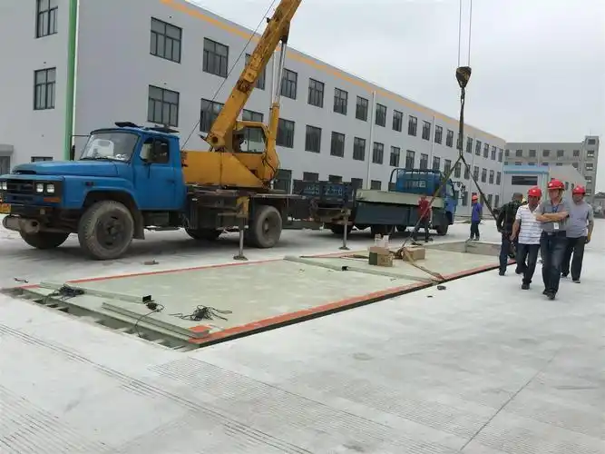 scs-100t-3x14米100吨电子汽车衡价格 闵行80t电子地磅厂家