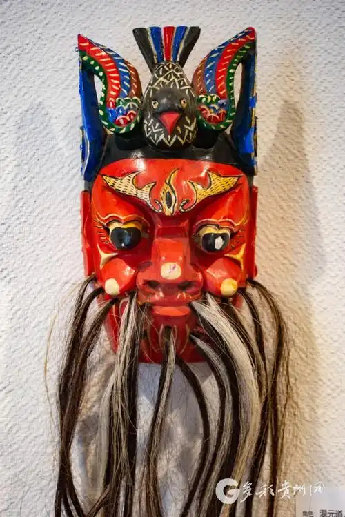 云展神秘的面孔贵州戏剧面具展①解开地戏面具的密码