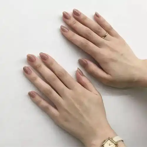 简约大气的日式美甲显白又干净