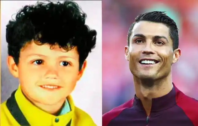 梅西,c罗,费德勒,这些体坛巨星小时候真是一个比一个萌