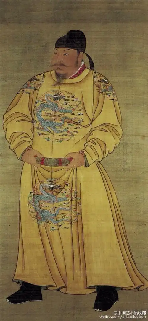 唐朝建国以唐太宗的功劳最大,所以世传唐太宗的图像也比较多.