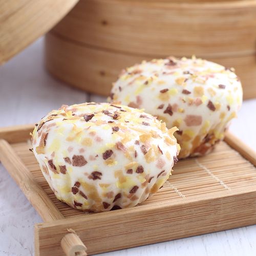 北记流沙馅广燕麦早餐营养速冻包子芝麻溢汁包点