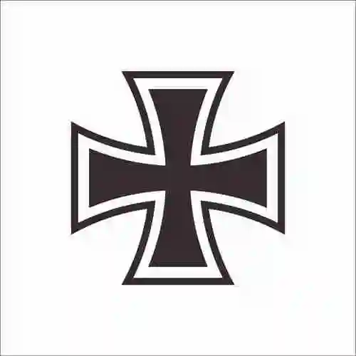 汽车装饰贴纸德军装甲师铁十字车贴车身侧门盖贴汽车装饰贴