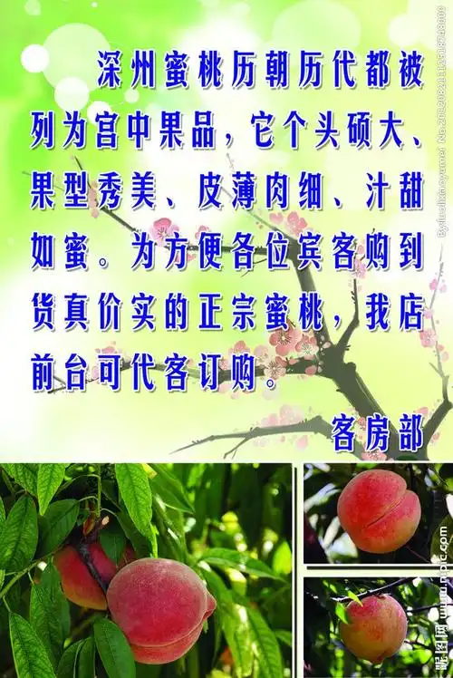 深州蜜桃大图 点击还原