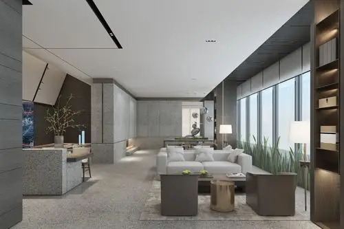 洽谈区空间效果图