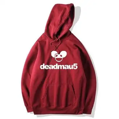 百大电音夜店deadmau5老鼠周边印花秋冬套头男女卫衣