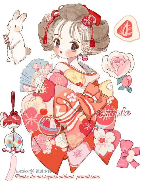 和服女孩|洛丽塔公主风|二次元