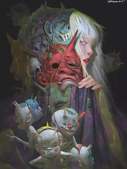 马来西亚鬼怪插画师zeenchin