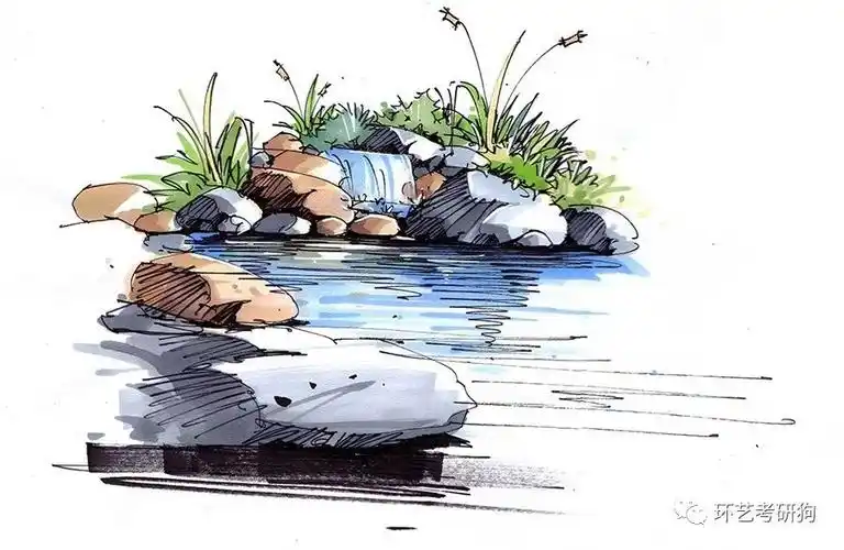 景观单体丨景观手绘单体临摹抄绘素材集