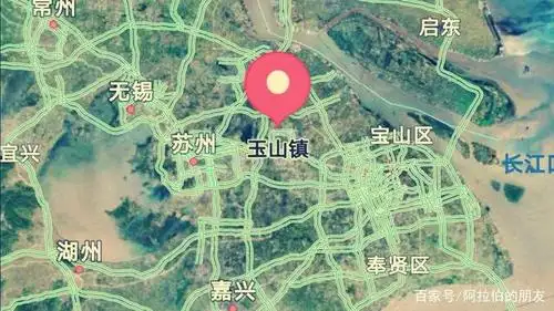 昆山市玉山镇方位图