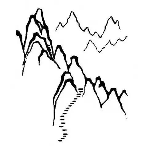 关于华山的的简笔画