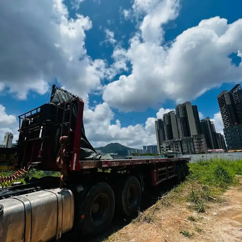 平板运输车 #平板拖车 #13米半挂车 - 抖音