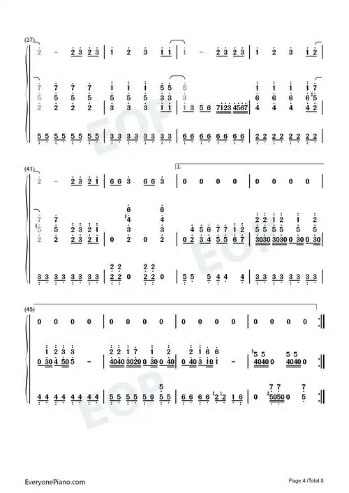 troublemaker钢琴简谱-岚演唱-看谱啦