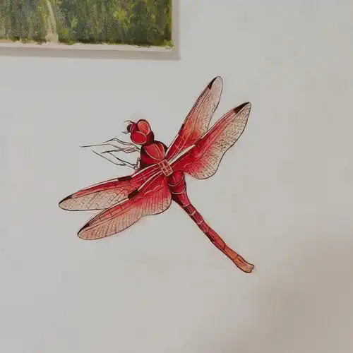 学员水染昆虫练习作品