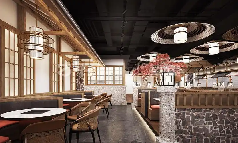 深圳连锁火锅店装修设计|潮汕牛肉火锅店装修设计(图6)