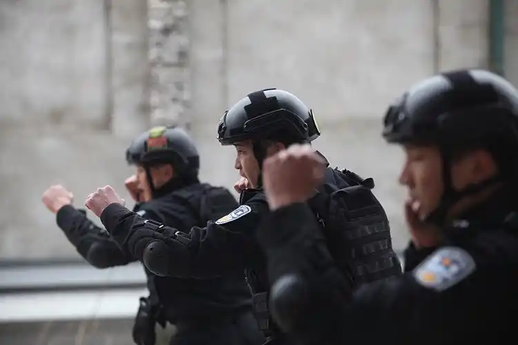 特警实战能力,自2023年入春以来,一场春季实训大练兵正在杨浦公安分局