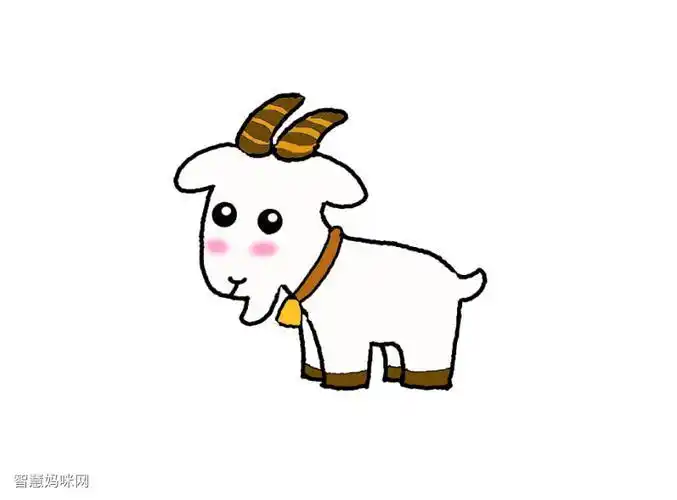 如何画山羊简笔画山羊的画法简笔画图片涂色山羊怎么画简单好看山羊的