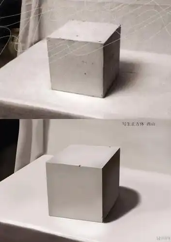 写生正方体—静物素描方块提高练习
