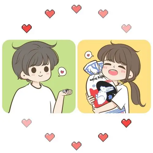 最新情侣头像   可爱情侣  搞怪情侣  最热门情侣头像 超萌超治愈太