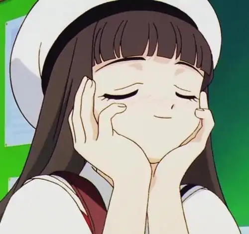 魔卡少女樱大道寺知世最常做的动作一个捧脸杀圈了很多男粉