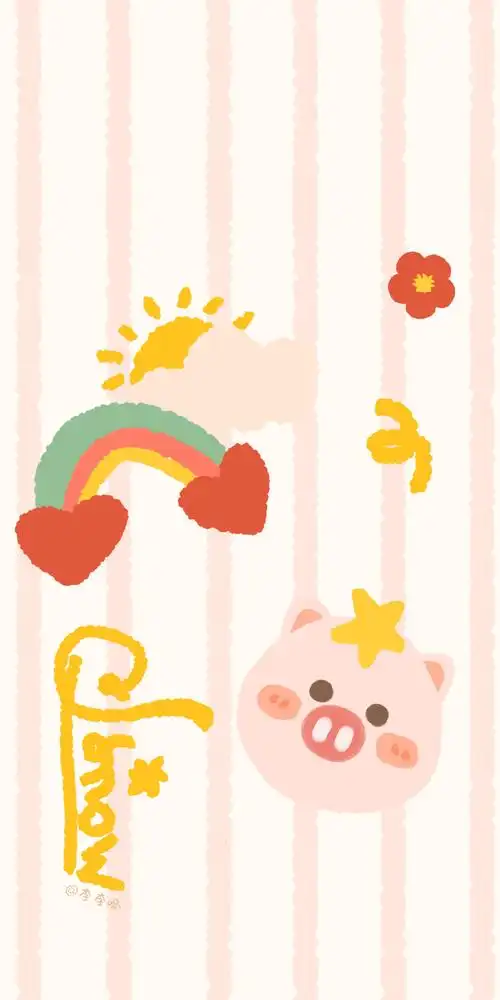 "可爱屏保背景图 cr@李李哈- #手机壁纸