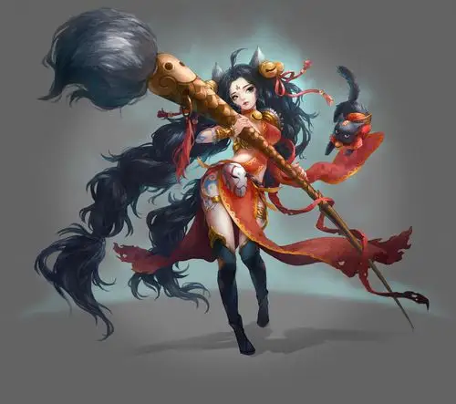 猫女|插画|游戏原画|6cat - 原创作品 - 站酷 (zcool)