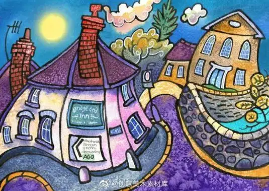 少儿美术超话儿童创意美术超话#遇见艺术#儿童画超话#美术生#创意美术