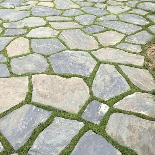 厂家销售 灰色碎拼石 青石板碎拼石