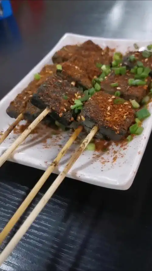 97烤臭豆腐串串97太好吃了9791bbq