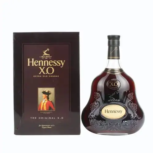 10.2000年代3斤装黑盒轩尼诗xo40度1500ml*1瓶老洋酒收藏