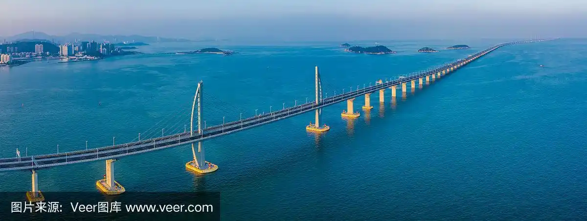 港珠澳大桥鸟瞰图