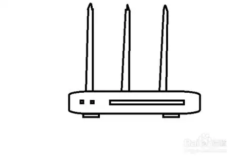 路由器怎么画简笔画