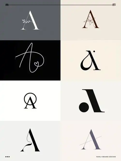 关于字母a的设计灵感