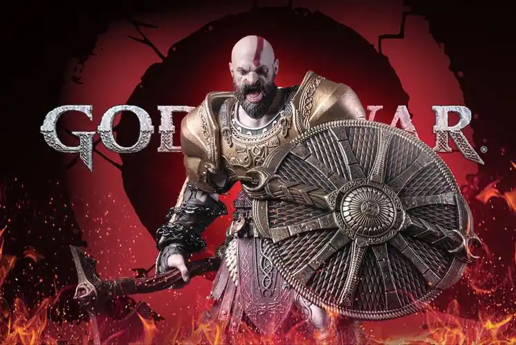 模具精度简直无敌!【wifi猛男】brotoys战神4老年奎托斯!