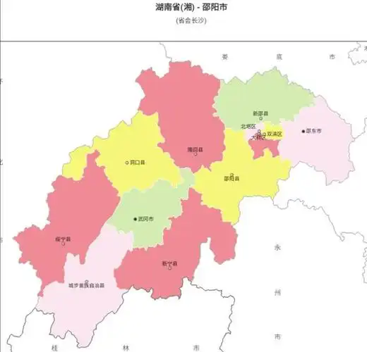 中国行政区划——湖南邵阳