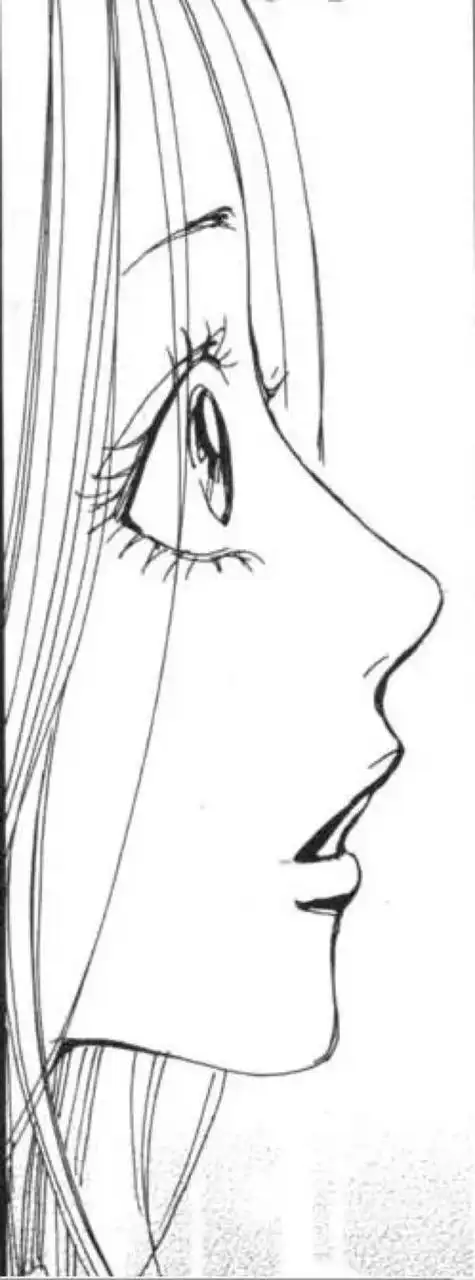 侧脸女生唯美动漫简笔画