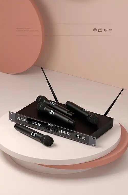 无线话筒一拖四专业舞台演出领夹耳麦会议室麦克风一拖八u段9400一拖