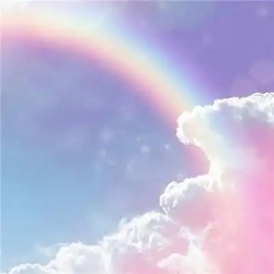 雨后彩虹头像最漂亮的唯美的彩虹头像