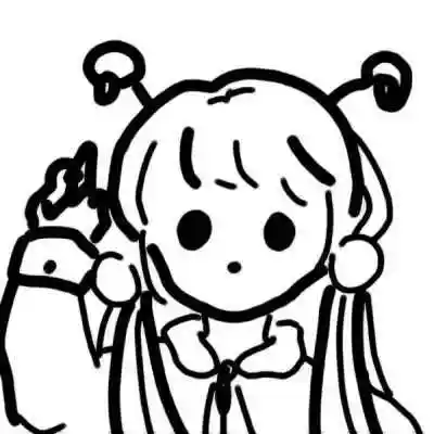 简笔画可人女生头像