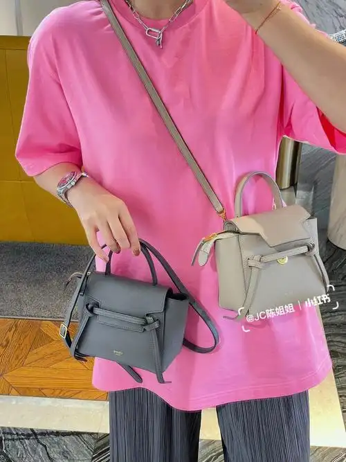 celine鲶鱼包尺寸pico上身参考