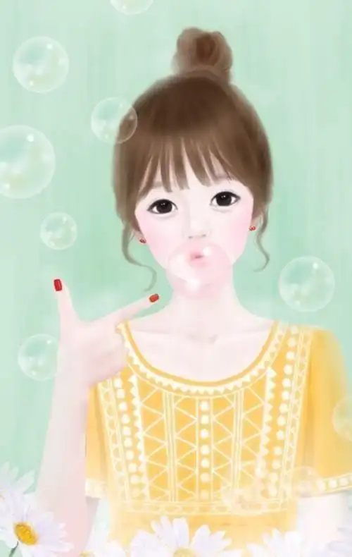 韩国插画 壁纸 enakei 背景 韩系-堆糖,美好生活研究所